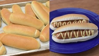 BEST HOT DOG BUNS RECIPE [upl. by Ettore]