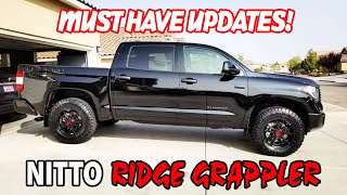 2021 Toyota Tundra TRD Pro  Must Have Upgrades Nitto Ridge Grappler  Part 2 [upl. by Barbi203]