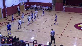 Ellicottville High S vs Panama High School Boys JuniorVarsity Basketball [upl. by Arleyne349]