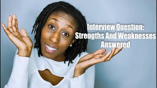 Nursing Interview Questions Strengths And Weaknesses [upl. by Sirehc427]