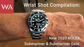 Wrist Shot Compilation New 2020 ROLEX Submariner amp Submariner Date [upl. by Ernesta657]