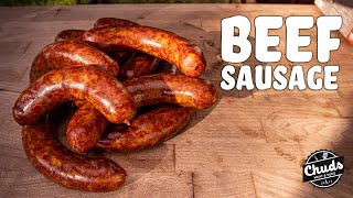 The Secret to Beef Sausage  Chuds BBQ [upl. by Deva]