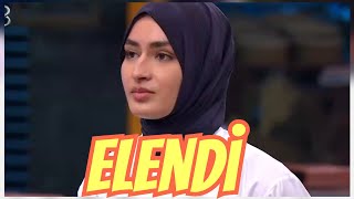 Masterchefte elenen yarışmacı belli oldu [upl. by Nirre]