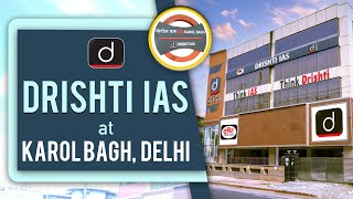 Drishti IAS at Karol Bagh Delhi  English Medium [upl. by Etnauj]