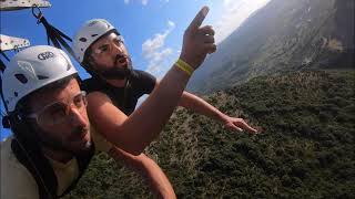 TRENTINARA ZIP LINE  VOLO DELLANGELO  CILENTO IN VOLO [upl. by Eenet835]