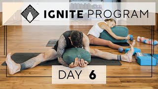 50 Minute Restorative Yin Yoga  Day 6 IGNITE 28 Day Yoga Program [upl. by Carberry752]