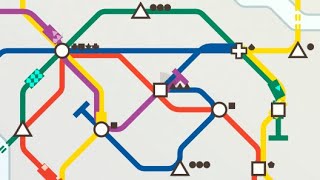 Using a Clever Strategy to Manage a Busy Train Network in Mini Metro [upl. by Ardnac]