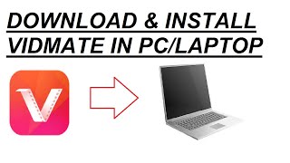 How to Download or install Vidmate in PCLaptop for Free [upl. by Desdemona]