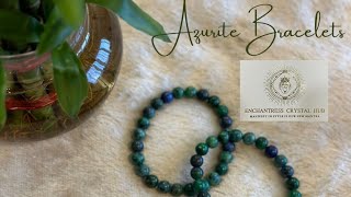 Azurite Bracelets 🤍 [upl. by Damek460]