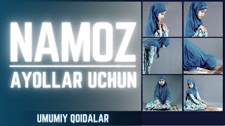 NAMOZ OQISHNI ORGANISH ayollar uchun  namoz vaqtlari 2021 [upl. by Kathlene]