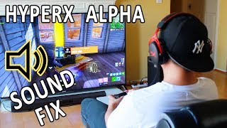 HyperX Cloud Alpha Low Sound Fix  More Fortnite Mic Test [upl. by Roee]