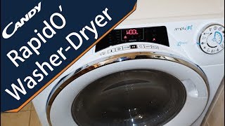 Candy RapidO washer dryer  Overview amp Test [upl. by Adar]