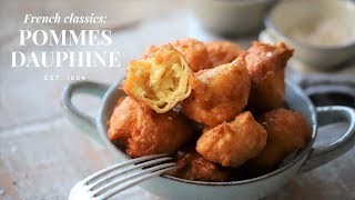 How to make pommes dauphine French potato puffs recipe [upl. by Abrahams]