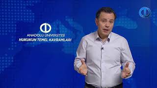 HUKUKUN TEMEL KAVRAMLARI  Ünite 1 Konu Anlatımı 1 [upl. by Uah]