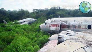 Cementerio de aviones en Mérida Yucatán [upl. by Purcell]