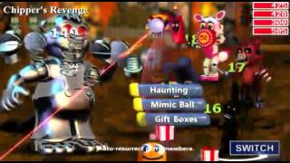 FNAF World  How To Kill Chippers Revenge Easier [upl. by Nahsaj278]