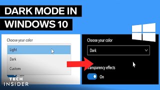 How To Enable Dark Mode In Windows 10 [upl. by Valentina164]