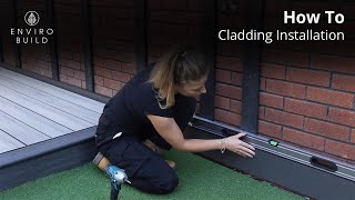 Composite Cladding Installation  Stepbystep Tutorial by EnviroBuild [upl. by Ynar]