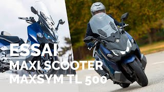 Essai maxi scooter Maxsym TL 500 A2 [upl. by Tallulah125]