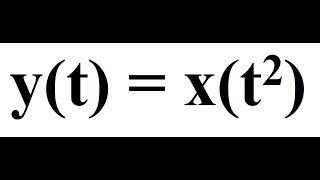 Time Invariant and Time Variant Systems  Example 4 [upl. by Elurd]