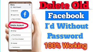 How To Delete Facebook Account Without Password or Email and Phone Number 2023 [upl. by Laitselec287]