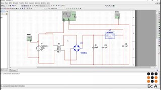 124 DC regulated power supply using multisim  EC Academy [upl. by Hiroshi]