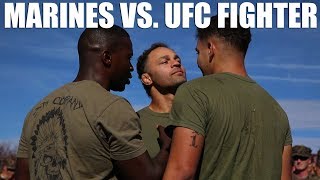 Marines vs UFC Fighter [upl. by Mairhpe]