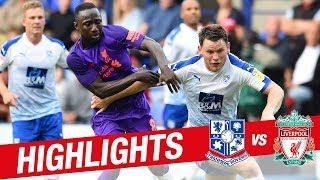 Highlights Tranmere 23 Liverpool FC  Lallana inspires friendly win [upl. by Benedicto275]