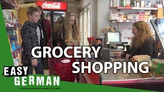 Grocery shopping in German  Super Easy German 33 [upl. by Cohla]