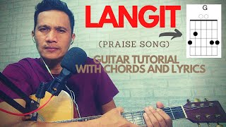 LANGITMusikathaGuitar Tutorial With Chords And Lyrics [upl. by Ah]