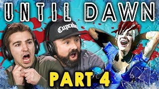 HORROR HOUSE  UNTIL DAWN  Part 4 React Lets Plays [upl. by Bobby552]