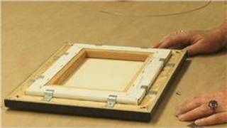 Framing  How to Frame a Canvas Print [upl. by Essined]