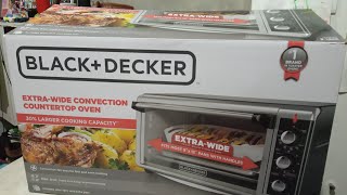 Black amp Decker horno eléctrico de convección extra ancho TO3250X5B Unboxing [upl. by Armington139]