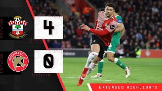 EXTENDED HIGHLIGHTS Southampton 40 Walsall  FA Cup [upl. by Candi394]