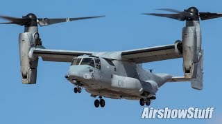 V22 Osprey Demonstration  MCAS Yuma Airshow 2019 [upl. by Wadsworth]