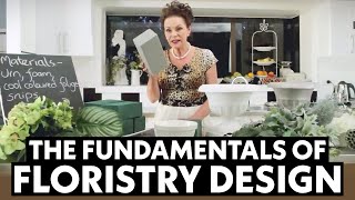 The Fundamentals of Floristry Design Tutorial [upl. by Atiniv]