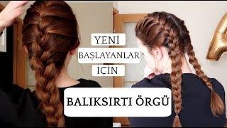 Balıksırtı Saç Örgüsü Nasıl Yapılır  French Braid 👧🏼 [upl. by Inaoj955]