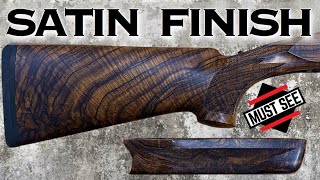 Gunstock Refinishing Satin Finish [upl. by Eralcyram199]