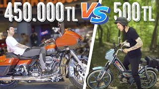 500 TL Motosiklet vs 450000 TL Motosiklet SonradanGörme [upl. by Lathrope]