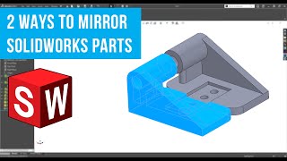 SOLIDWORKS Quick Tip  How to Mirror Parts [upl. by Demodena]