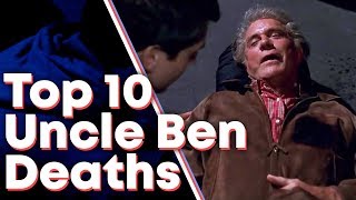 Top 10 Uncle Ben Deaths SpiderMan [upl. by Amhsirak]