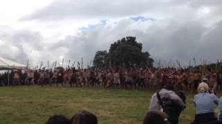 Haka by hundreds of Māori warriors [upl. by Akerboom364]