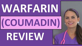 Warfarin Coumadin Anticoagulant Nursing NCLEX Review Pharmacology [upl. by Weed]