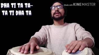 Tabla Lesson 4 For Beginners 10 Different Ways To Play KherwaSlowMedium mampFast [upl. by Dannica256]