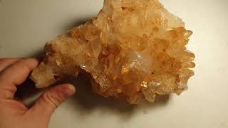 Cleaning a Quartz Crystal Cluster [upl. by Hurwitz565]