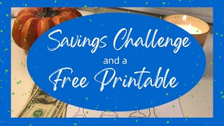 Savings Challenge  Free Printable [upl. by Rezeile]