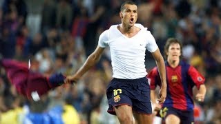 RIVALDO 3 GOALS VS VALENCIA 2001 [upl. by Lattie]