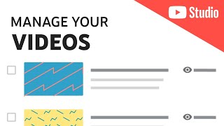 Edit Video Settings with YouTube Studio [upl. by Longwood]