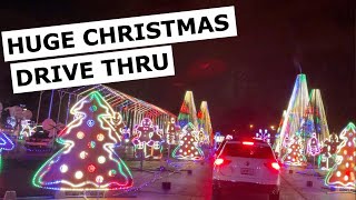 Worlds Largest DriveThru Christmas Lights  Candy Rush Marietta  Atlanta [upl. by Willette]