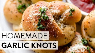 Homemade Garlic Knots  Sallys Baking Recipes [upl. by Ahsurej]